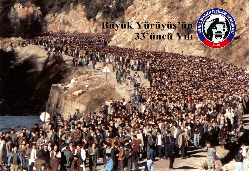 Zonguldak-Ankara Büyük Madenci Yürüyüşü açıklaması